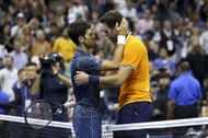Novak Djokovic and Juan Martin del Potro at the 2018 US Open | Image Source: Getty